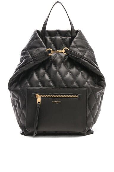 givenchy duo backpack leather black|Givenchy Duo Backpack in Black .